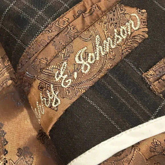 Bespoke Charcoal Plaid Sport Coat - Picture 4 of 8